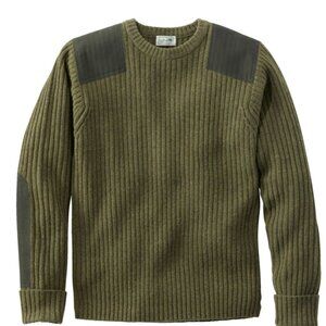 LL Bean Commando Wool Sweater, Crewneck